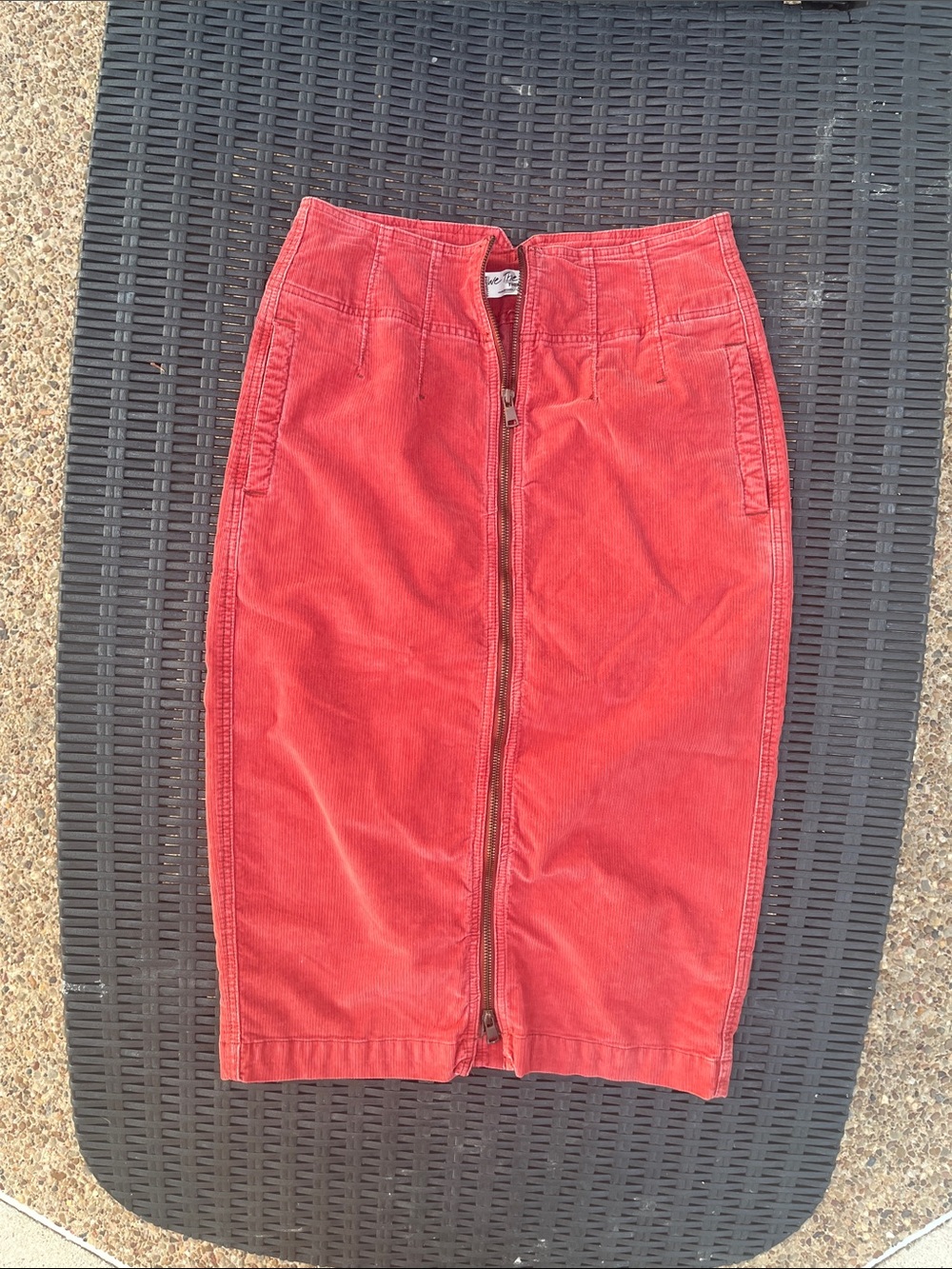 FP Movement by Free People Red Pencil Skirt